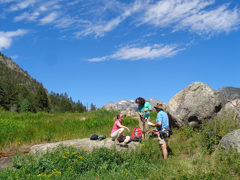 Citizen scientists out of doors