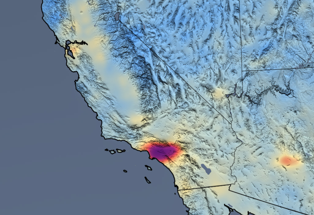 NASA Satellite Data Show Air Pollution Decreases over Southwest U.S. Cities