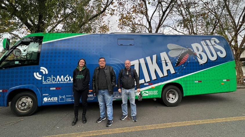 Zika Bus in Parana Brazil