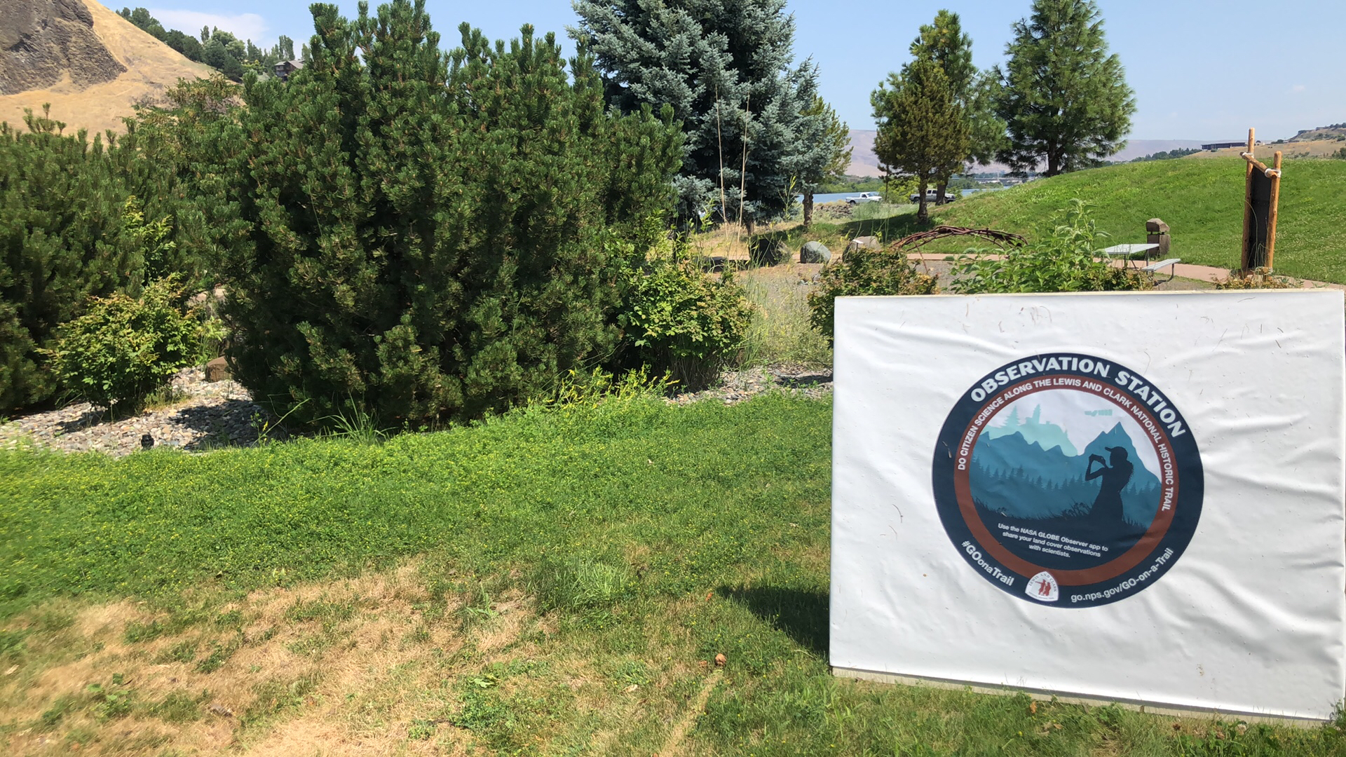 Observation station in Lewiston, Idaho,.