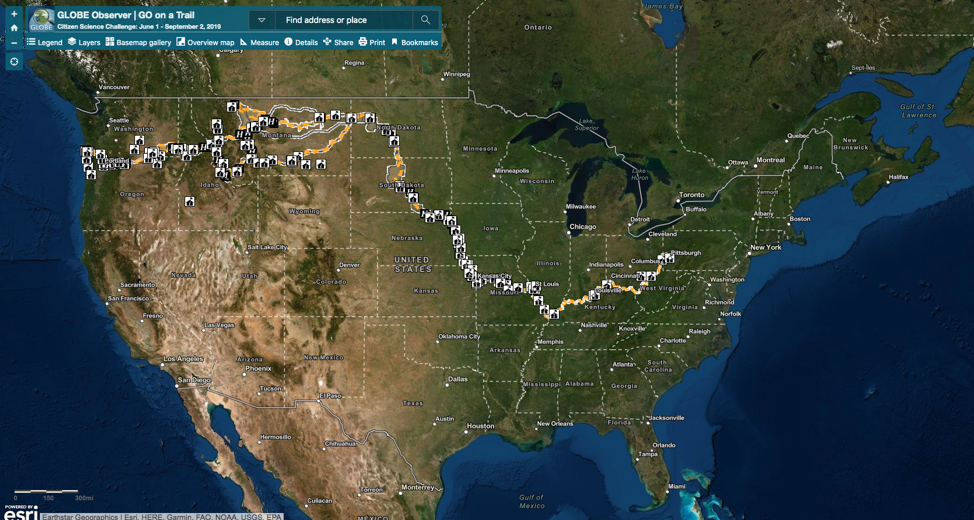 Lewis and Clark Trail Map