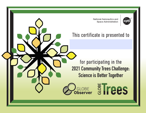 Community Trees Challenge 21 Globe Observer Globe Gov